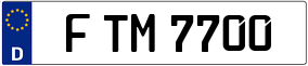 Truck License Plate
